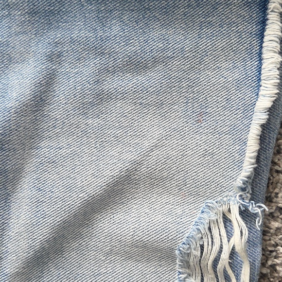 Time and Tru Blue Distressed Jean Shorts - Picture 4 of 4